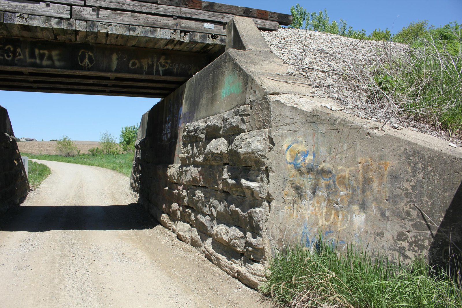 East abutment